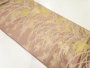 リサイクル 芒模様織出し袋帯